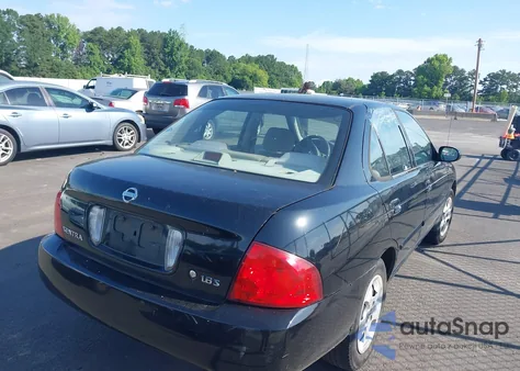 2004 Nissan Sentra 1.8S from USA, damaged, VIN 3N1CB51D24L861522
